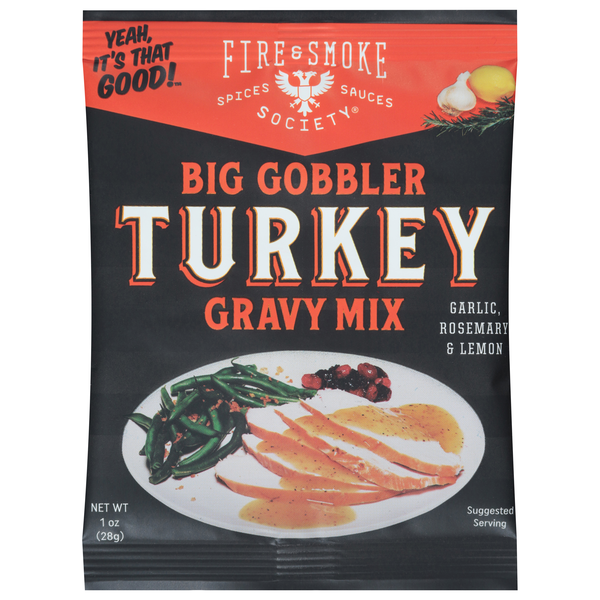 Fire & Smoke Society Big Gobbler Turkey Gravy Mix Packet