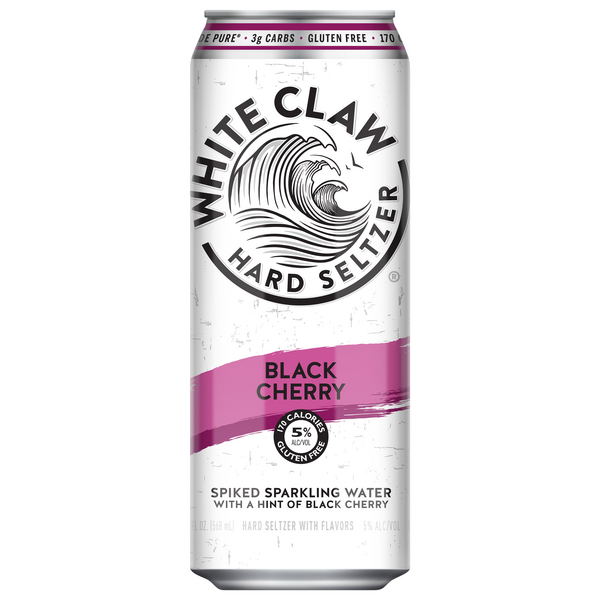 White Claw Black Cherry Hard Seltzer