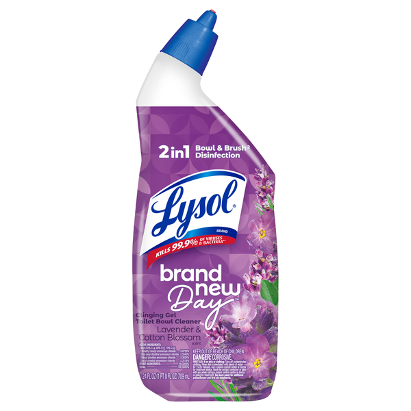 Lysol Brand New Day Lavender & Cotton Blossom Toilet Bowl Cleaner
