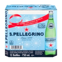 S.Pellegrino Sparkling Natural Mineral Water - 12 pk