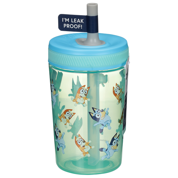 Zak! Everyday Smiles Leak-Proof Paw Patrol Bluey Kelso Tumbler 15oz