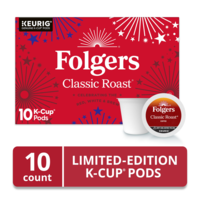Folgers Classic Roast Medium K-Cup Coffee Pods Limited Edition America 250