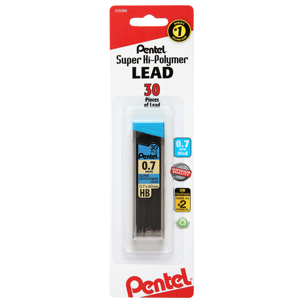 Pentel Super-Hi Polymer Refill Lead .7mm