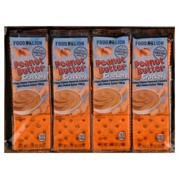 Save on Food Lion OntheGo Peanut Butter Crackers 8 ct Order Online