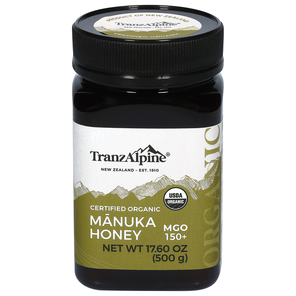 TranzAlpine Organic Manuka Honey