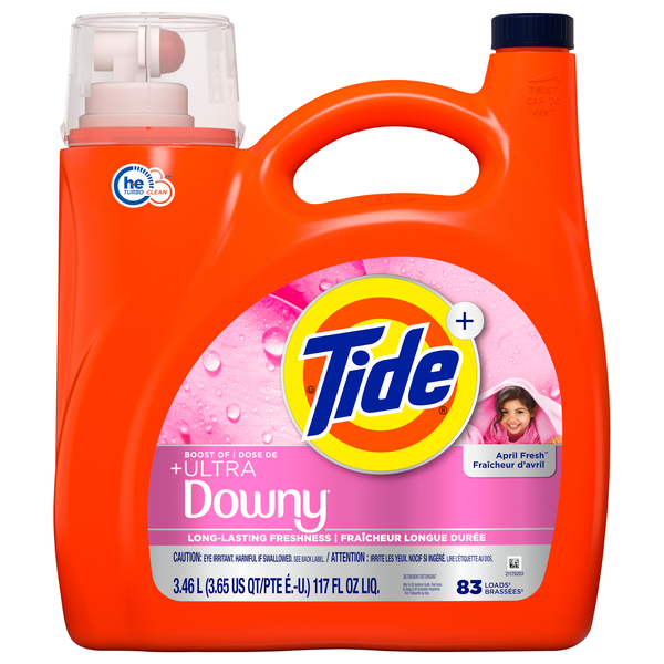 Tide+ Ultra Downy April Fresh Scent Liquid Laundry Detergent