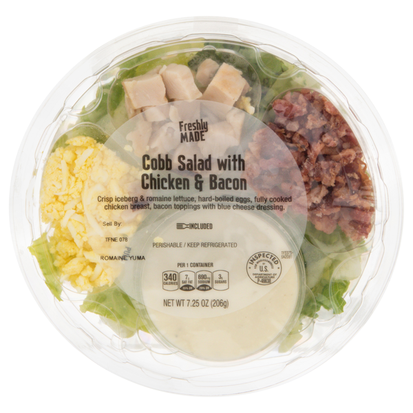 Hannaford Cobb Salad with Chicken & Bacon