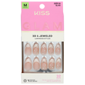 Kiss Glam 3D & Jeweled Nails Medium Length Serendipity Awaits