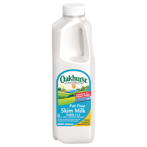 Oakhurst Fat Free Skim Milk