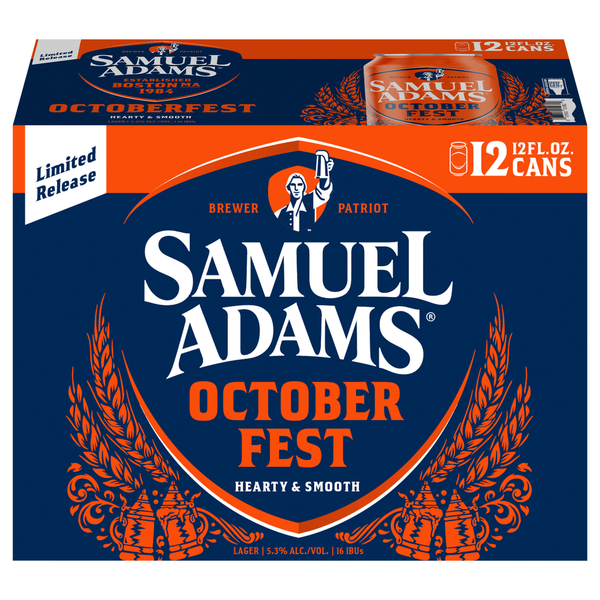Samuel Adams Octoberfest Beer - 12 pk