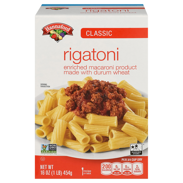 Hannaford Classic Rigatoni Pasta