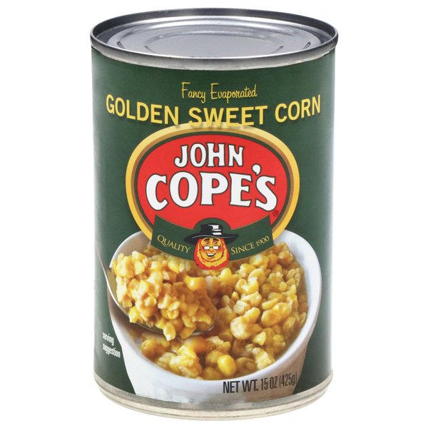 John Cope's Fancy Evaporated Golden Sweet Corn