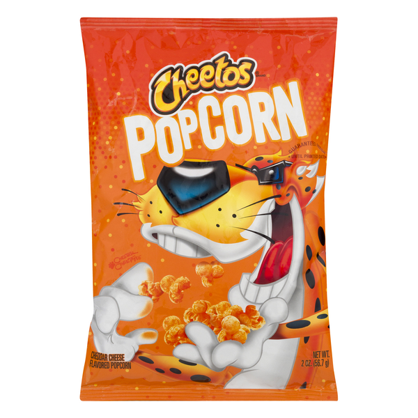cheetos cheddar cheese popcorn