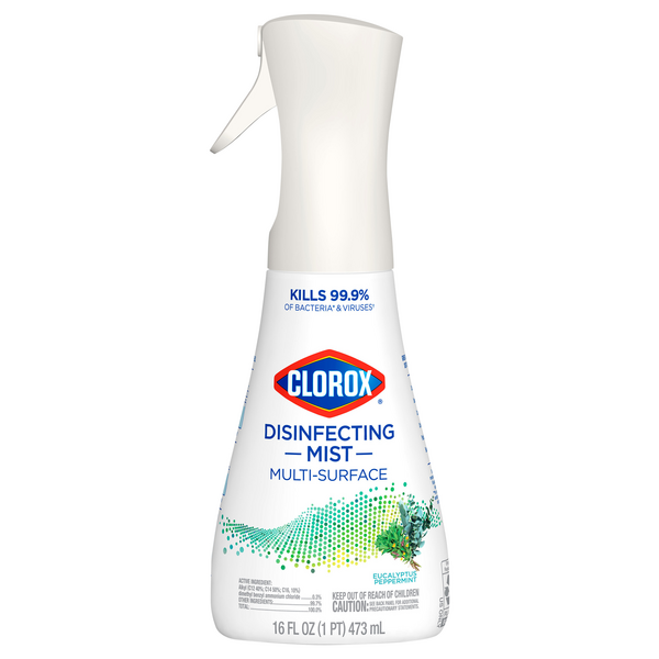 Clorox Eucalyptus Peppermint Multi-Surface Disinfecting Mist Trigger Spray
