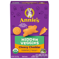 Annie's Organic Cheesy Cheddar Bunny Baked Crackers with Hidden Veggies