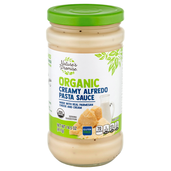 Nature's Promise Organic Creamy Alfredo Pasta Sauce