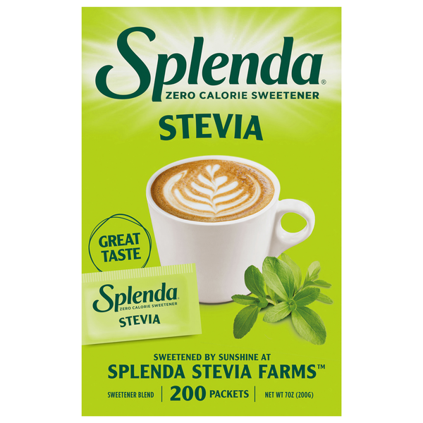 Splenda Zero Calorie Stevia Sweetener Packets