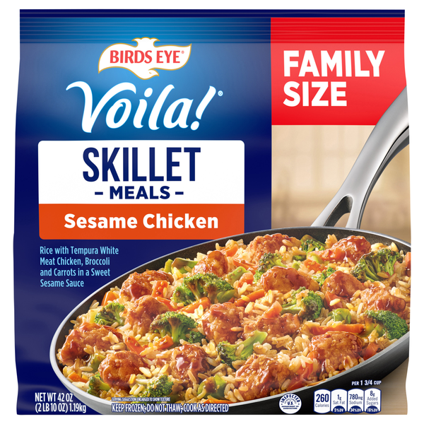 Birds Eye Voila! Sesame Chicken Family Size Frozen Skillet Meal