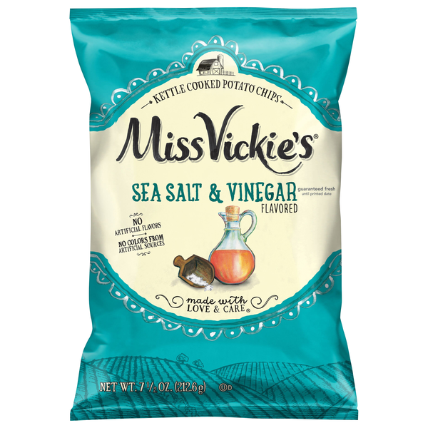 Miss Vickie's Sea Salt & Vinegar Ketlle Cooked Potato Chips