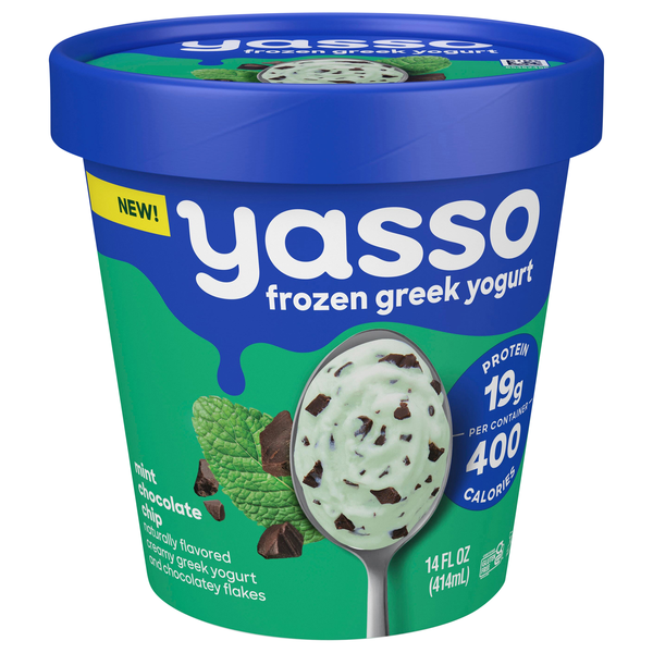 Yasso Mint Chocolate Chip Frozen Greek Yogurt