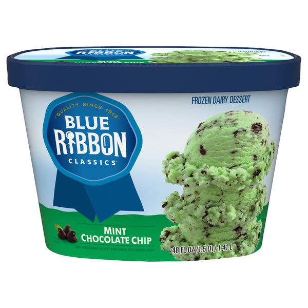 Blue Ribbon Classics Mint Chocolate Chip Frozen Dairy Dessert