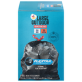Our Brand Flextra Outdoor Drawstring Trash Bags Large 30 Gallon