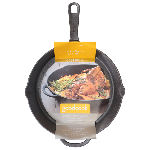 Good Cook Cast Iron Skillet 12 Inch