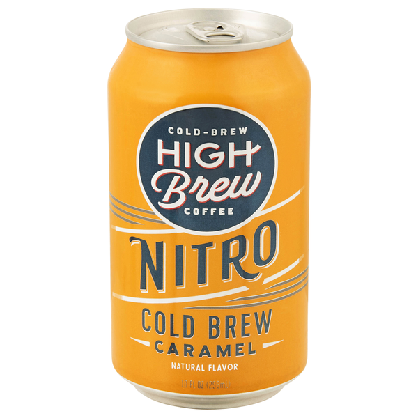 High Brew Caramel Nitro Cold Brew Coffee Beverage