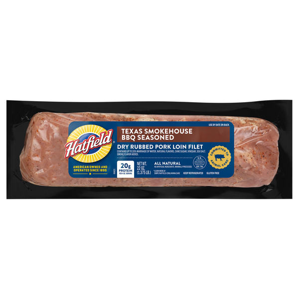 Hatfield Texas Smokehouse BBQ Dry Rubbed Marinated Pork Lion Filet