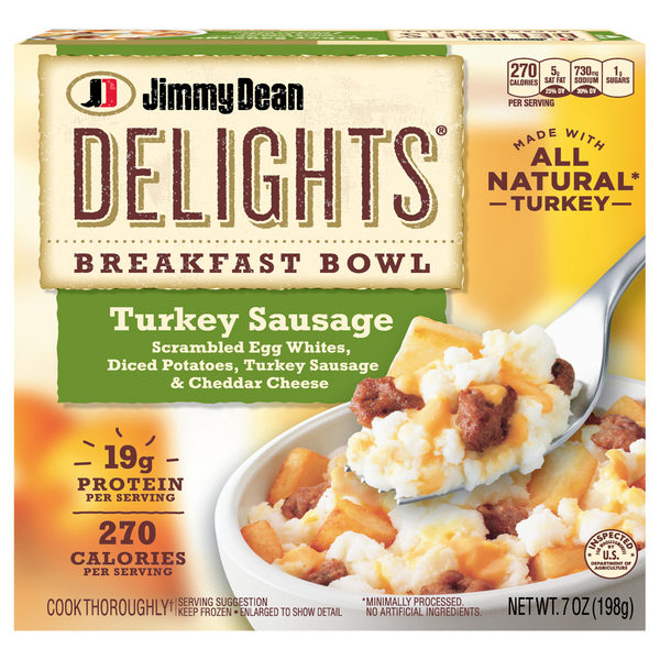 Save on Jimmy Dean Delights Breakfast Bowl Turkey Sausage Order Online