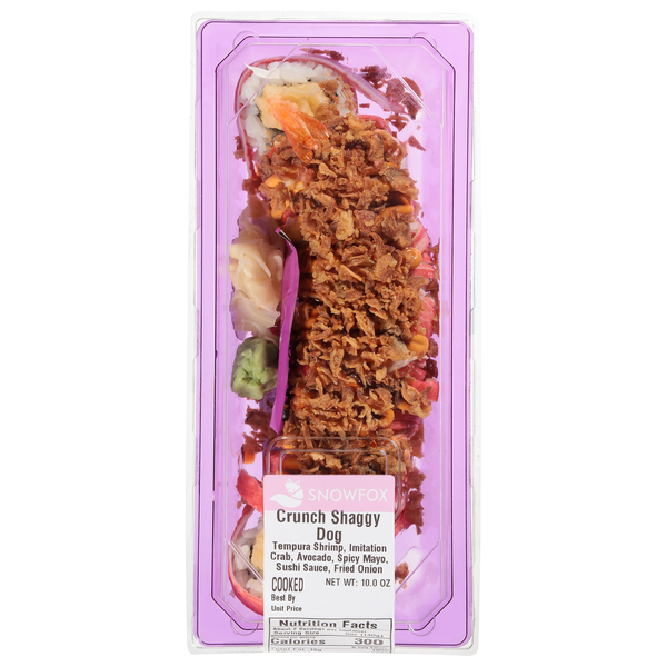 Snowfox Crunch Shaggy Dog Roll