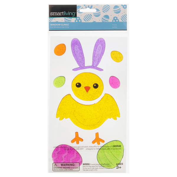 Smart Living Easter Window Clings Chick