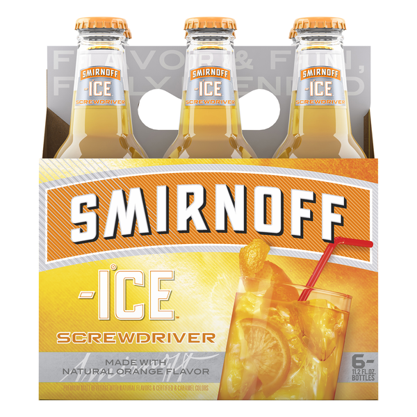 Smirnoff Ice Screwdriver Malt Beverage - 6 pk