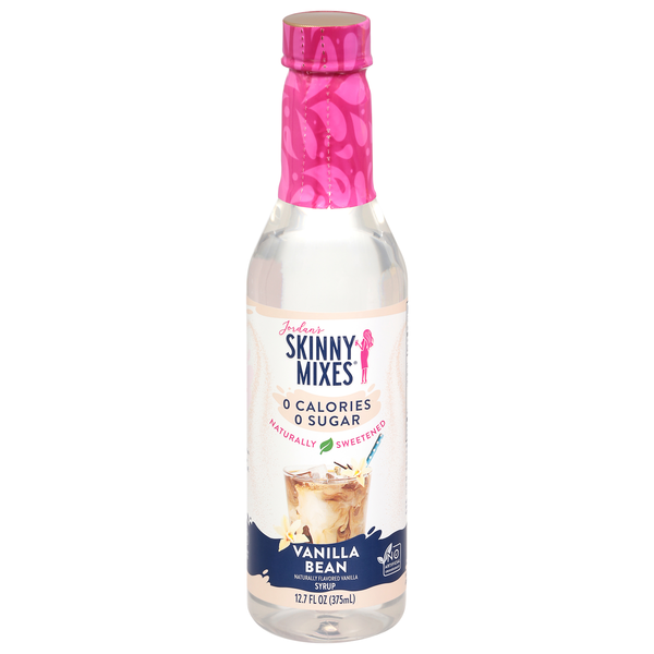 Jordan's Skinny Mixes 0 Calories & Sugar Vanilla Bean Flavored Syrup