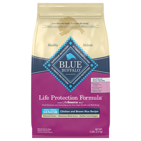 Blue Buffalo Life Protection Formula Chicken & Brown Rice Senior Dog Food