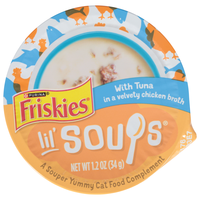 Friskies Lil' Soups Cat Food Complement with Tuna