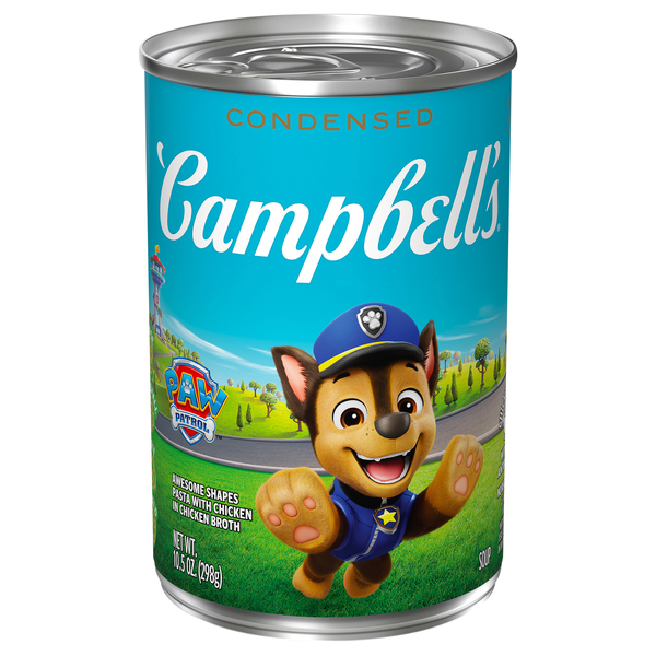 Campbell's Condensed Paw Patrol Shaped Pasta & Chicken Soup