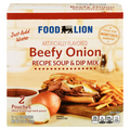 Food Lion Beefy Onion Recipe Soup & Dip Mix - 2 ct