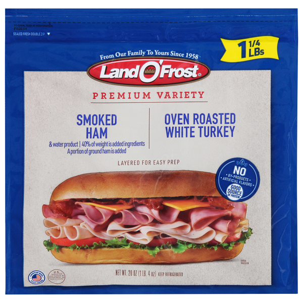 Save on Land O'Frost Sub Sandwich Kit Premium Smoked Ham Oven Roasted