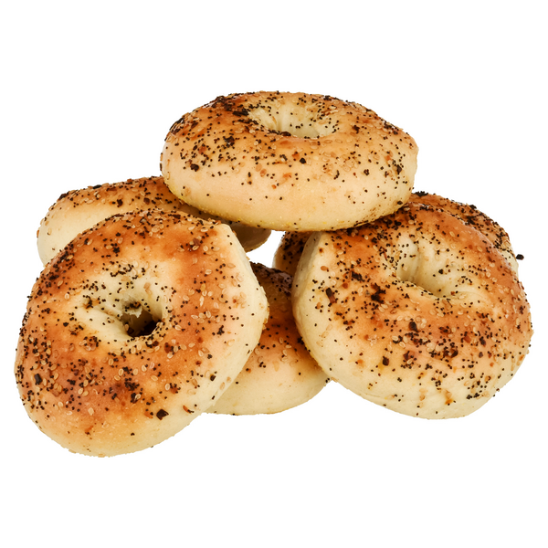 Save on Giant Company Bakery Bagels Everything 6 ct Order Online Delivery GIANT