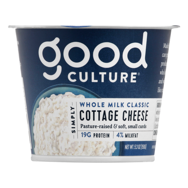 Good Culture 4% Whole Milk Small Curd Classic Cottage Cheese