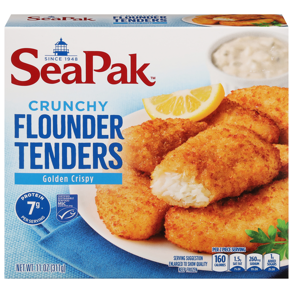 SeaPak Golden Crispy Crunchy Flounder Tenders