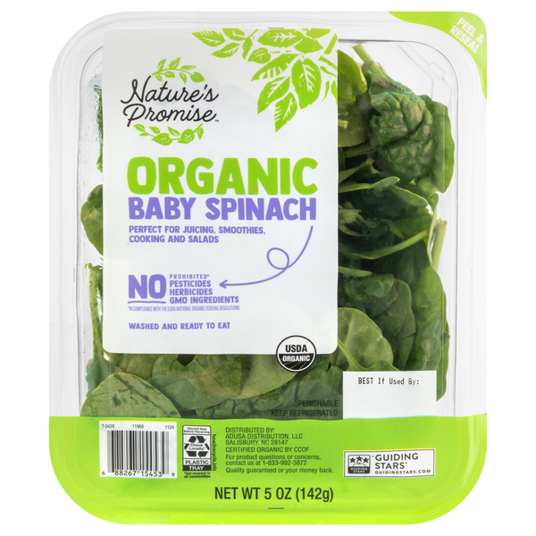 Nature's Promise Organic Baby Spinach