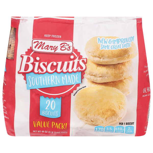 Mary B's Southern Made Biscuits - 20 ct Frozen
