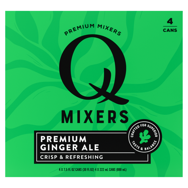 Save on Q Ginger Ale Soda NonAlcoholic 4 pk Order Online Delivery