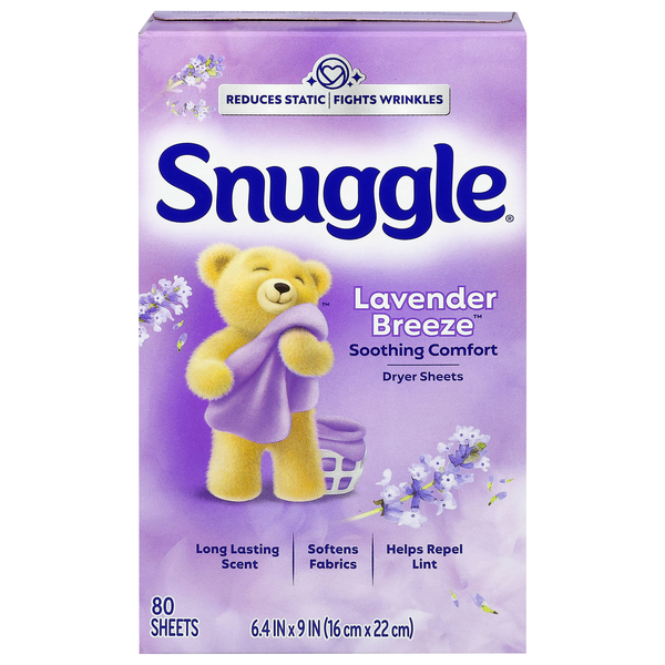 Snuggle Soothing Comfort Lavender Breeze Dryer Sheets