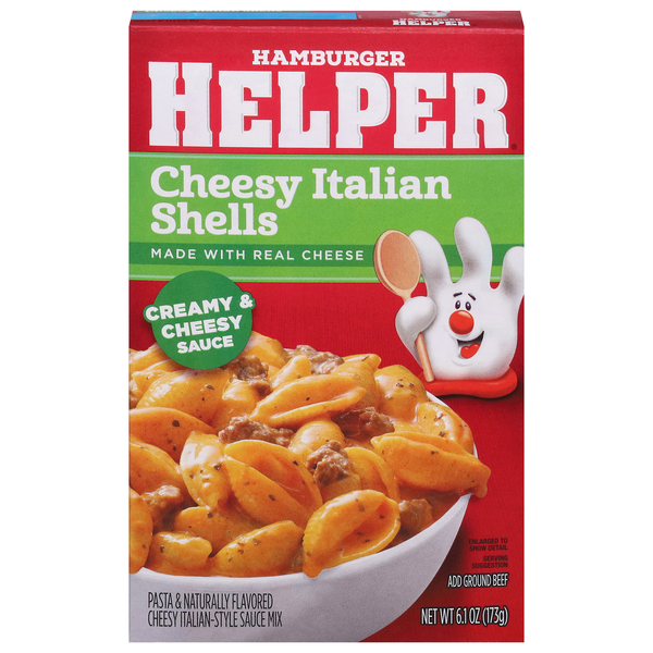 Hamburger Helper Cheesy Italian Shells