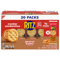 Nabisco Ritz Peanut Butter Sandwich Crackers - 20 ct