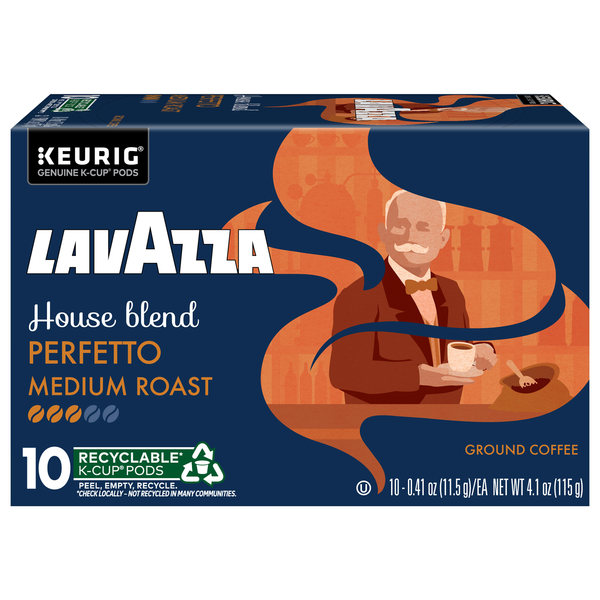 LavAzza Perfetto Dark Roast Coffee K-Cup Pods
