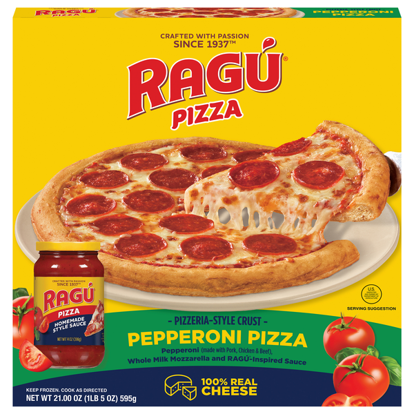 RAGU Pizzeria-Style Crust Pepperoni Pizza
